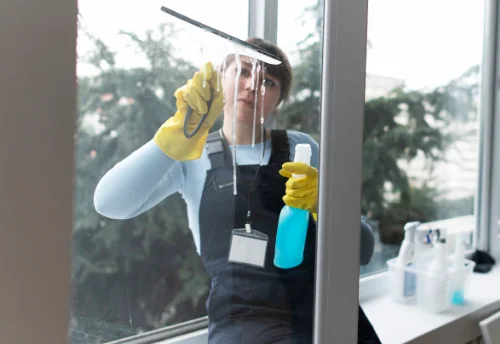 Nettoyage de vitres intérieures et extérieures à Vinneuf